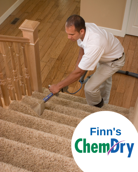 Finn's Chem-Dry cleaning carpets in Wooster and Medina